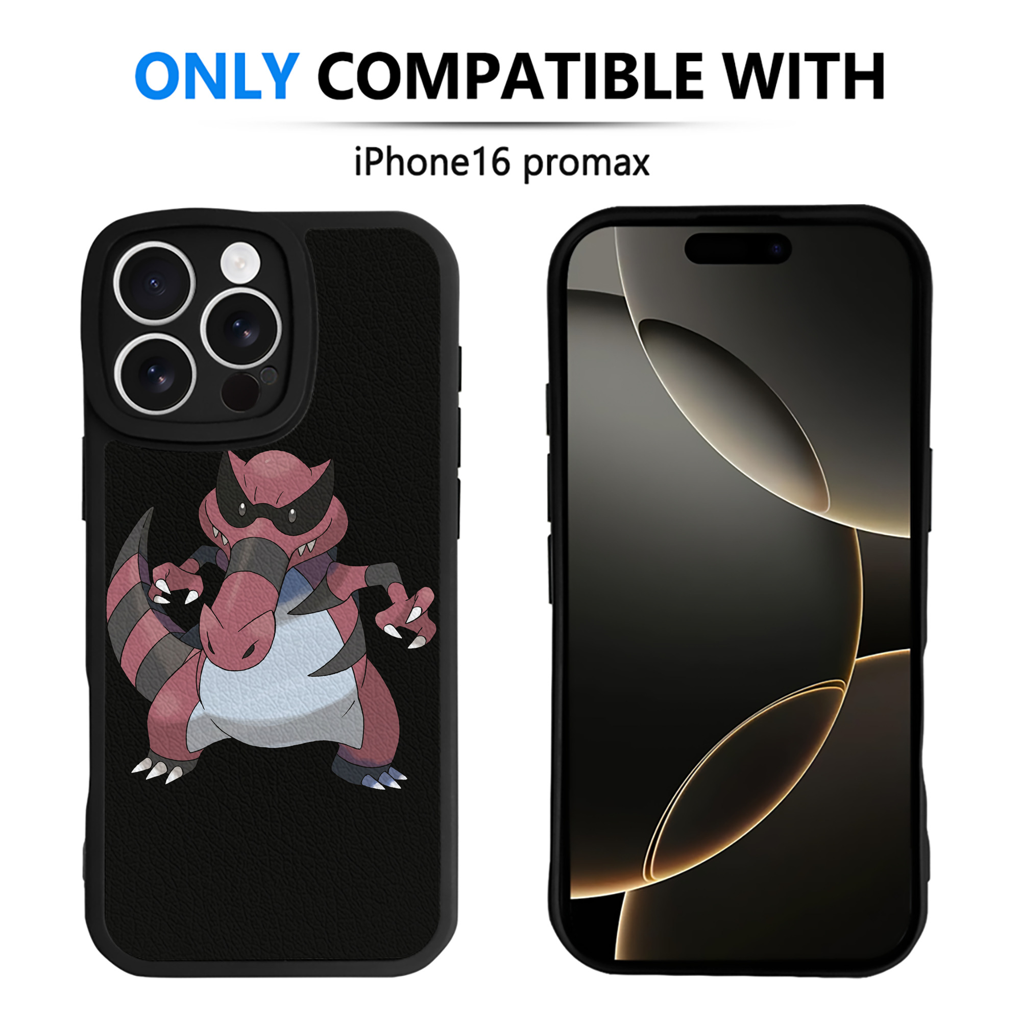 （画像用） ポケットモンスター Pokémon 【iPhone 16シリーズ対応】シリコンスマホケース（レザー調） 材質：シリコン